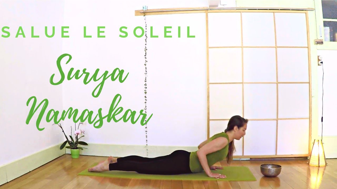 Yoga Vinyasa 15'-- Salutations au soleil [ 3 variations ]