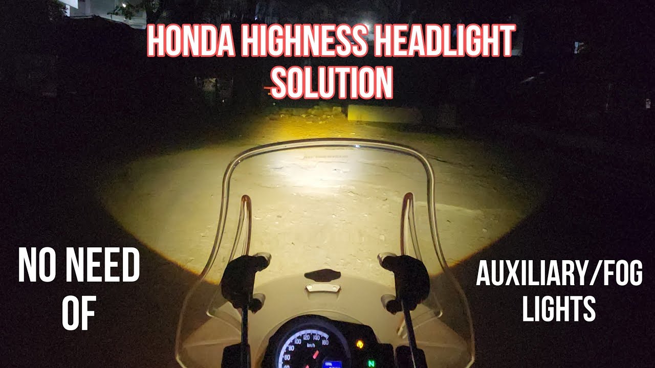 Honda Highness Headlight Problem solved👍🏻