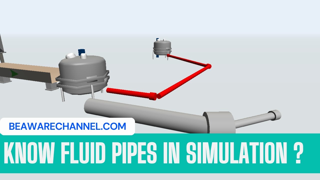 How to use Fluid Pipes | Fluid Simulation | detailed flexsim tutorial | flexsim for beginners