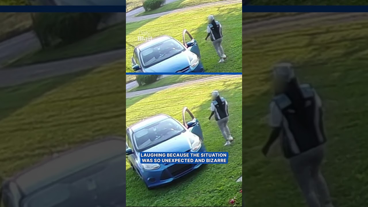 Amazon driver ruins freshly cut lawn to deliver package