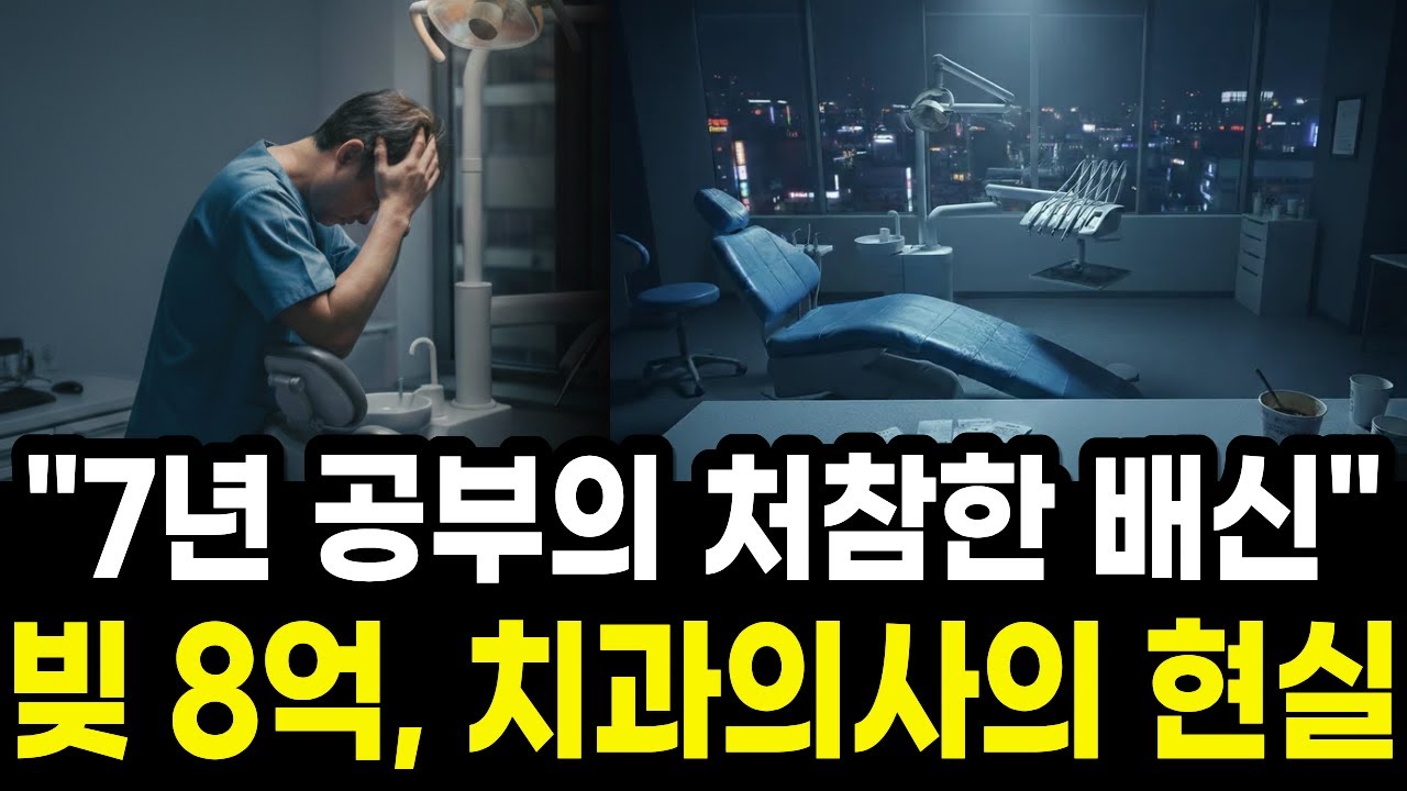 7년 공부가 빚 8억으로? 치과의사들이 밤잠 설치며 후회하는 이유
