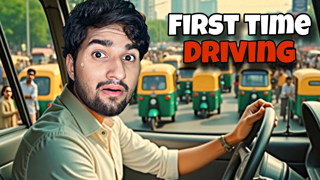I Tried to Learn Car Driving in 15 days !😱