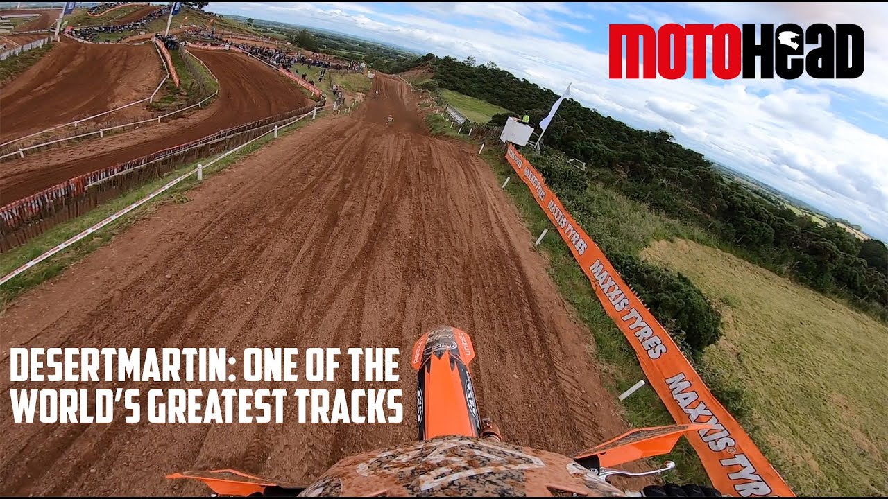 Riding the legendary Desertmartin MX track with Mel Pocock