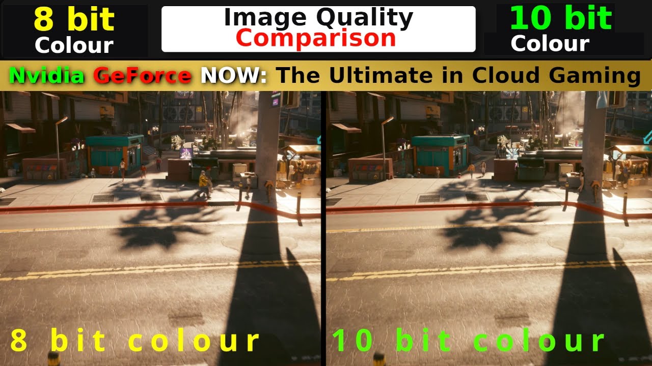Can you tell the Difference? | 8 bit vs 10 bit Colour on GeForce NOW