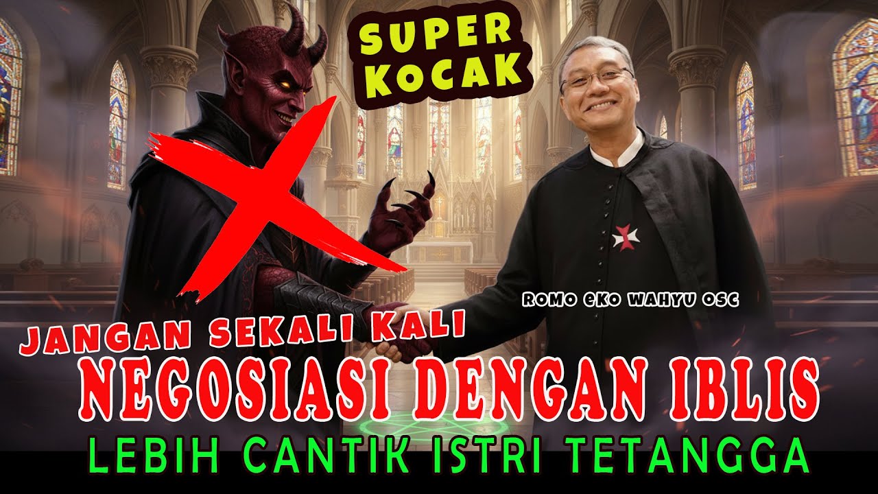 FULL KOCAK BANYAK SETAN DI GEREJA - Romo Eko Wahyu OSC