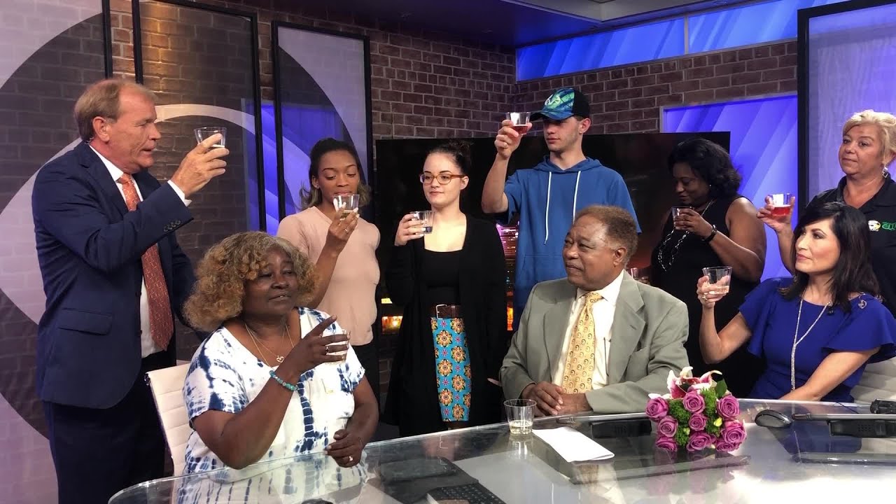 Randy Patrick toasts Mel's career