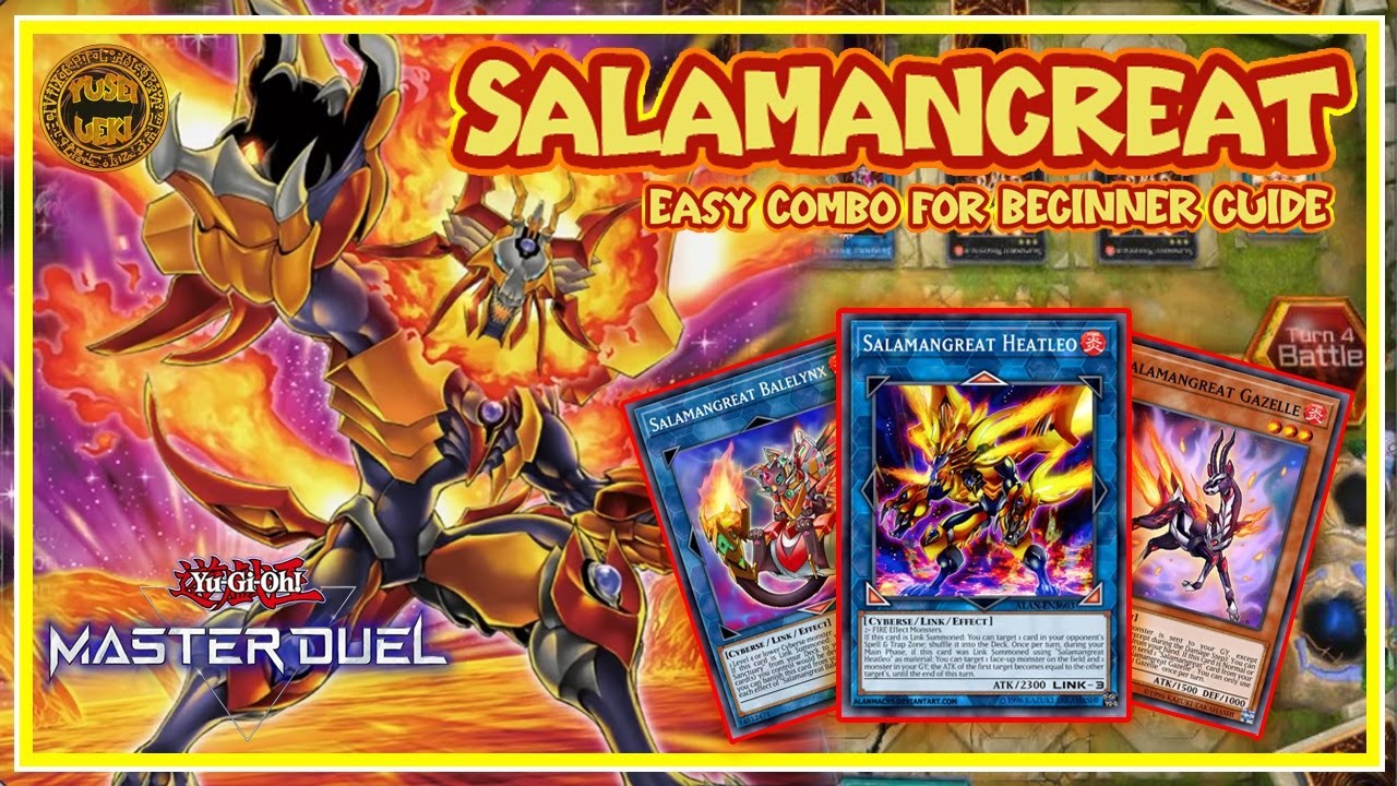 Salamangreat Deck Combo - Salamangreat Heatleo Easy Combo for BEGINNER GUIDE | Yu-gi-oh! MASTER DUEL