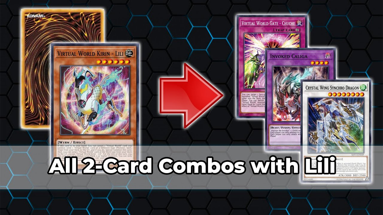 Virtual World Deck 2021 Combos Lili 2 Cards YUGIOH