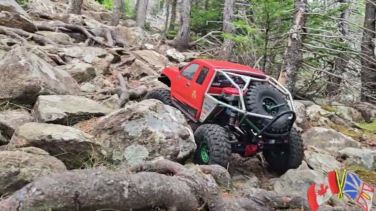 Axial Scx6 Honcho CHECK THIS TRAIL OUT. PERFECT 6th Scale Trail'n. #axial #rcelf #topsailbeach #4x4