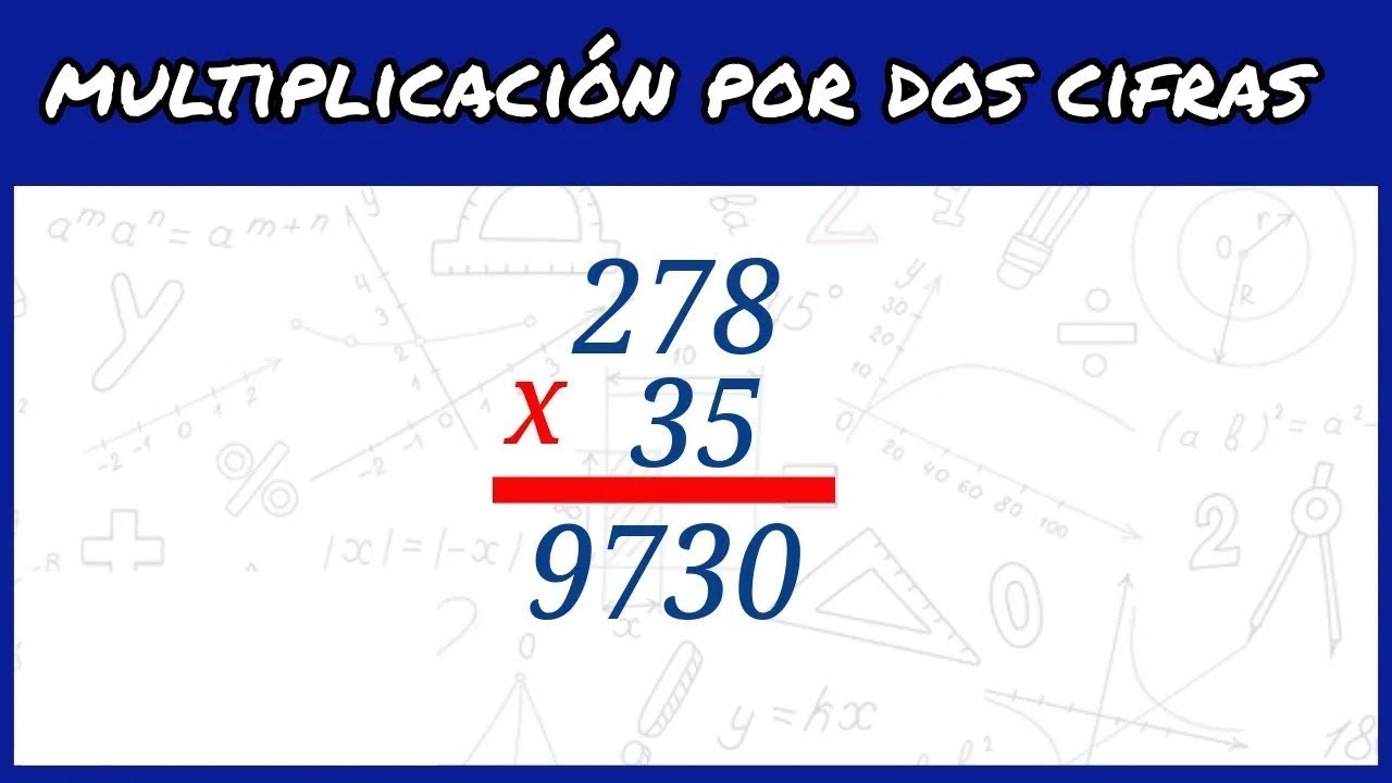 Como multiplicar por dos cifra paso a paso