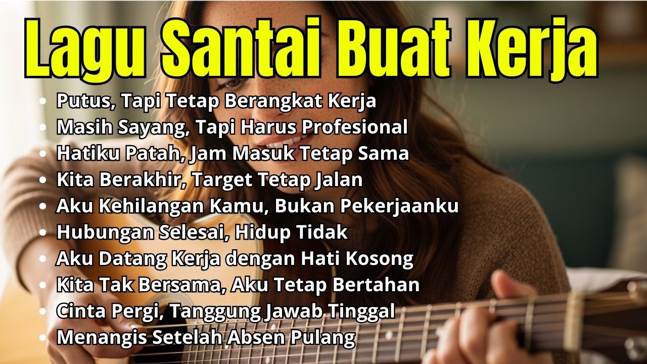 Playlist Musik Kerja Slow Rock 2026 | Lagu Adem Teman Fokus Pekerja Usia Produktif