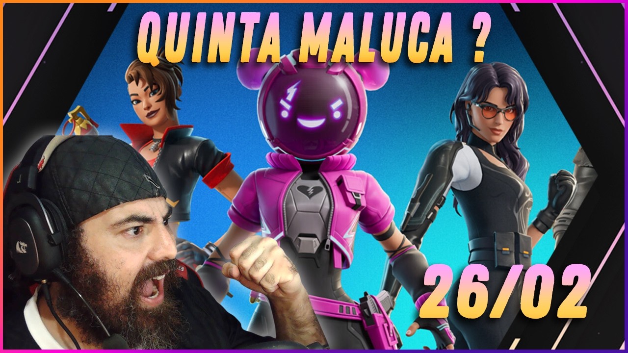E VAMOS DE FORTNITE PRA FECHAR A SEMANA !! - !pix !SORTEIO (SÓ NA ROXINHA) - FORTNITE