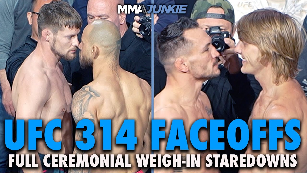 UFC 314 Full Card Final Faceoffs from Miami | Ceremonial Weigh-Ins