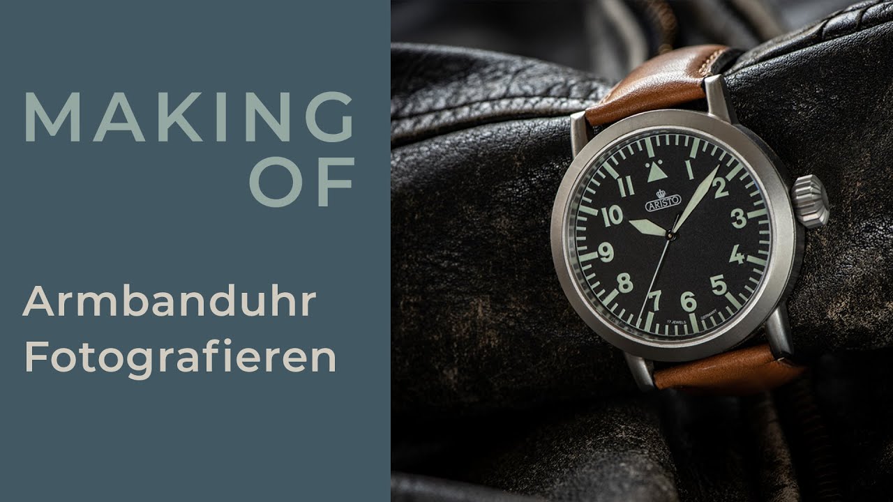 Fotografieren einer Armbanduhr