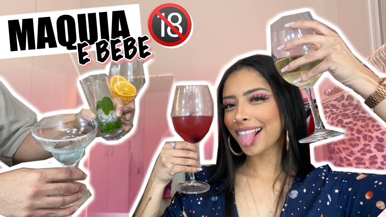MAQUIA E BEBE: DELINEADO PINK QUE NÃO DEU BOM! (+18)