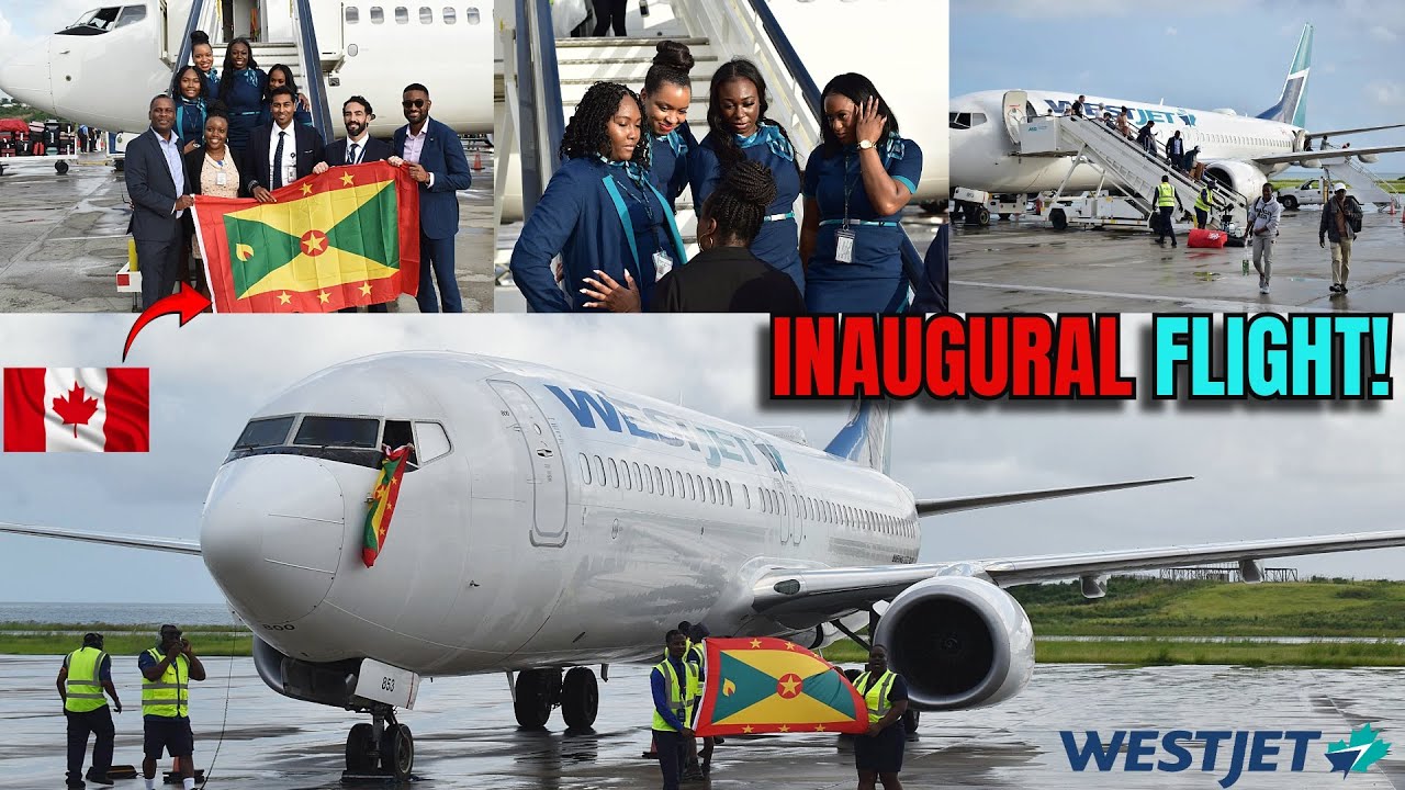 NEW AIRLINE ALERT! WESTJET'S INAUGURAL FLIGHT TO GRENADA
