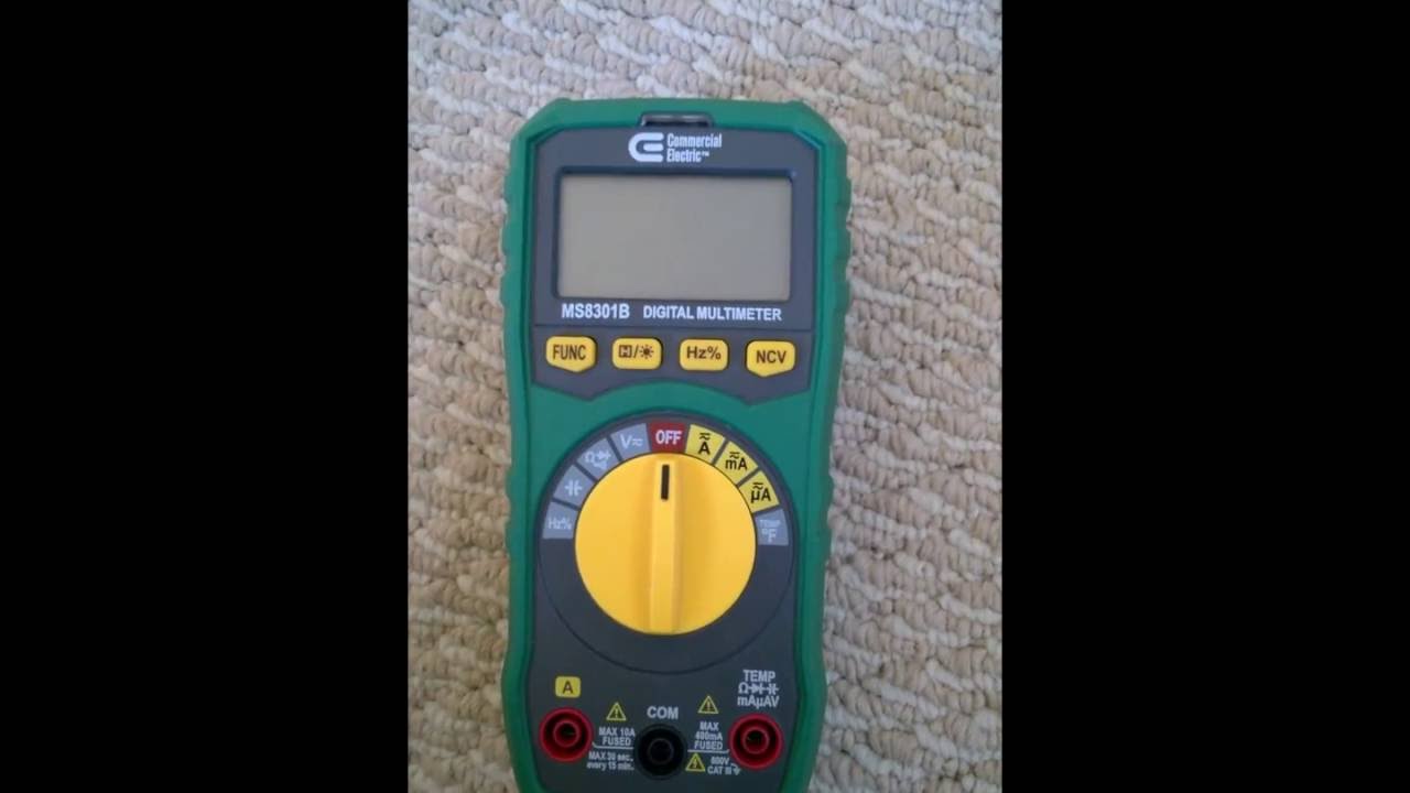 Contactless Voltage Detection - MS8301B Multimeter