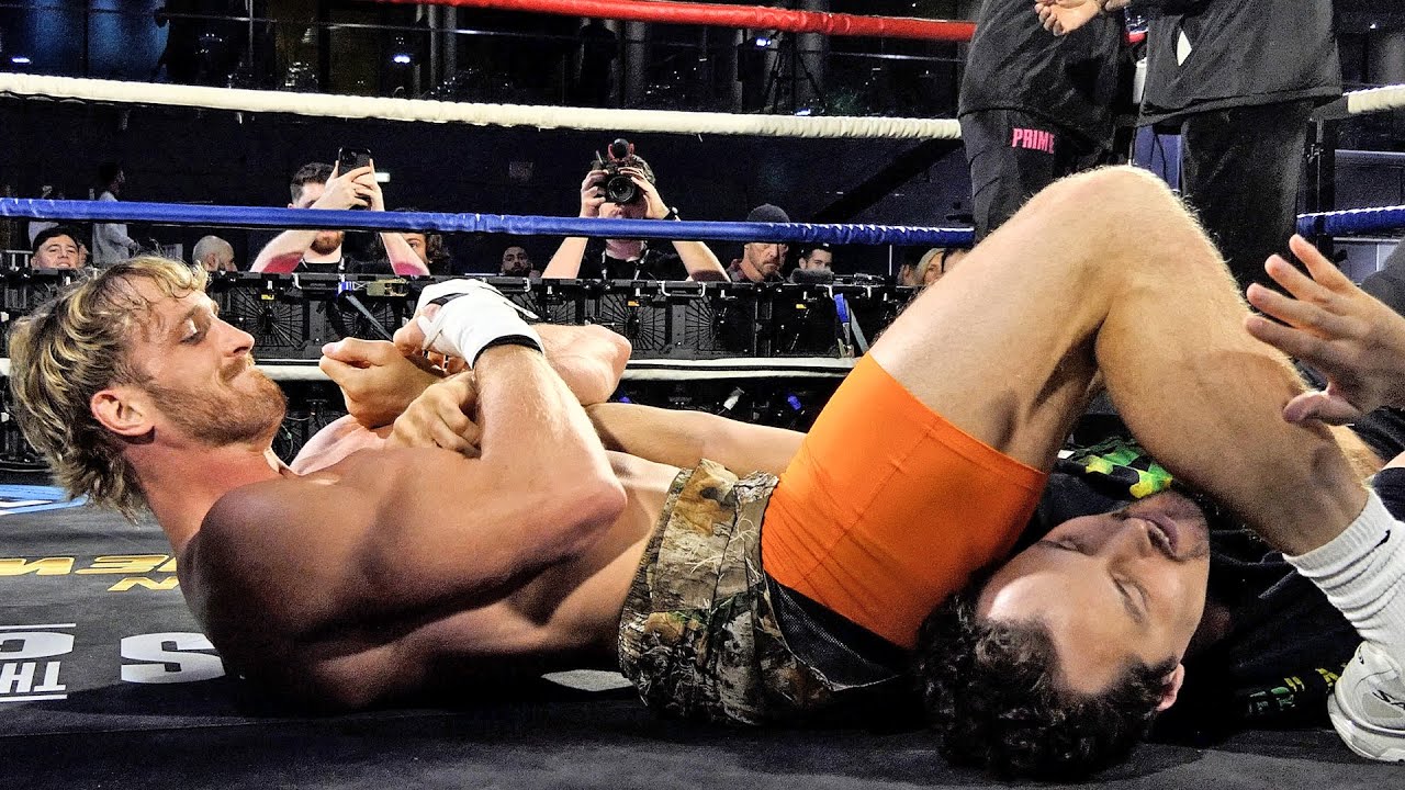 CRAZY!! Logan Paul WRESTLING MOVES! • FULL WORKOUT vs. Dillon Danis | DAZN Boxing