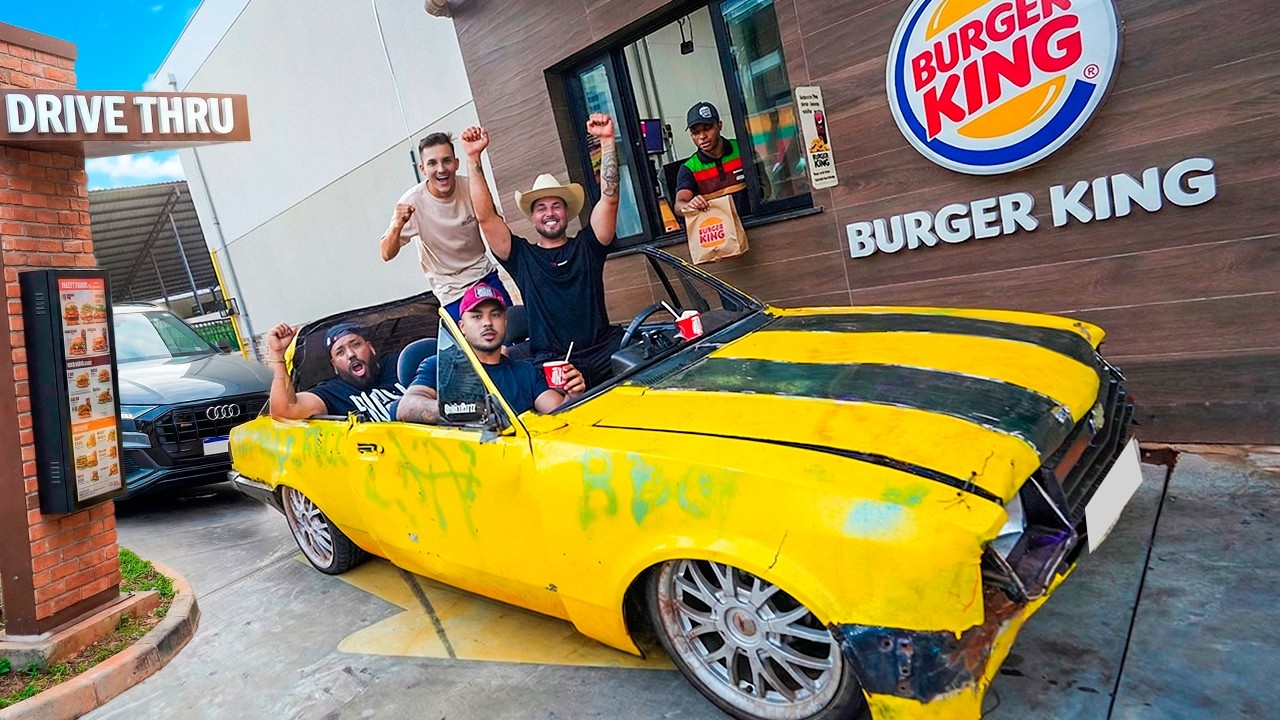 FUI NO BURGER KING DE CHEVETIN CONVERSÍVEL!! 🤣