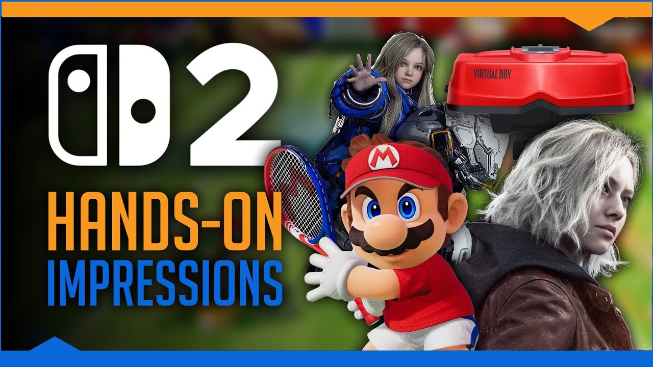 I played some Switch 2 games early: Resident Evil Requiem, Pragmata, Mario Tennis Fever, Virtual Boy
