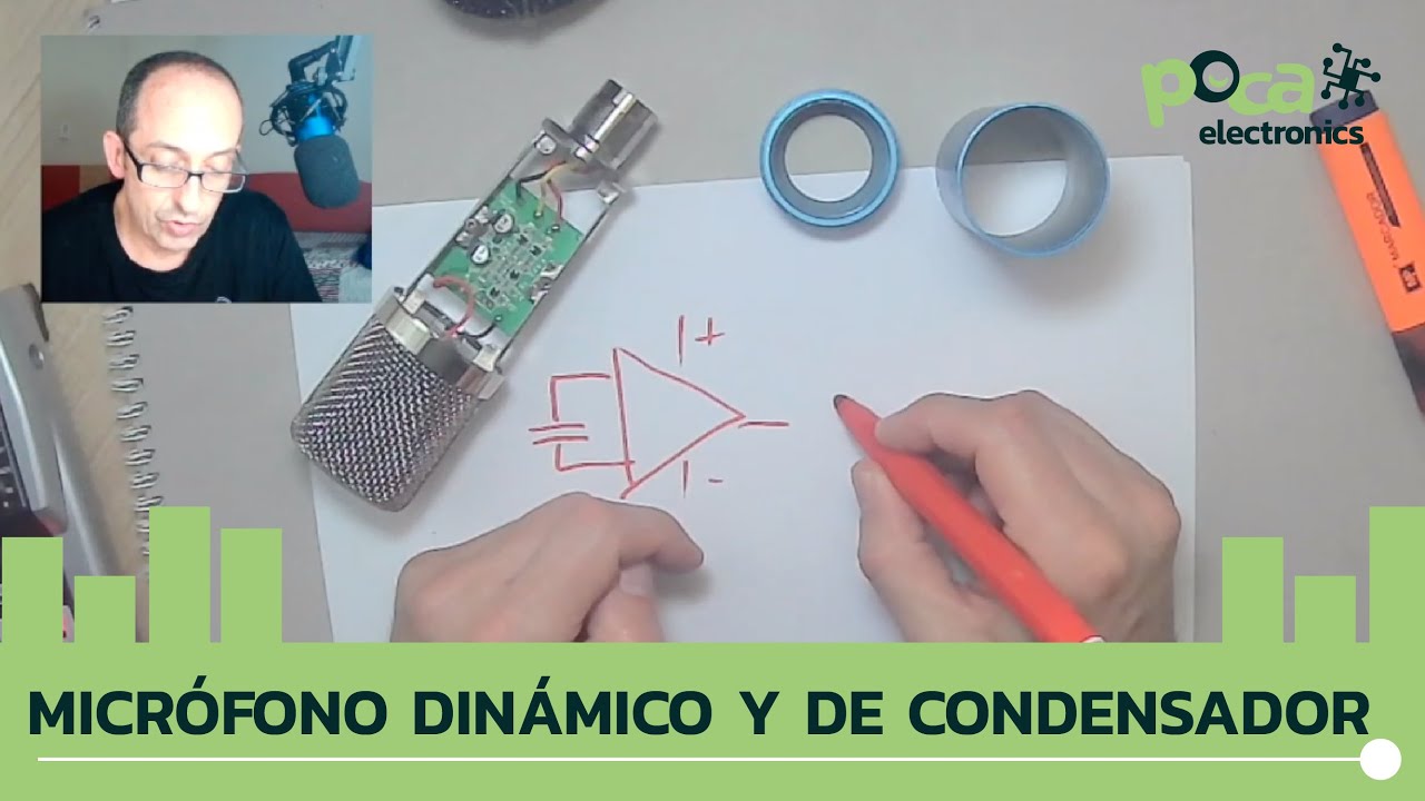Micrófono dinámico y de condensador
