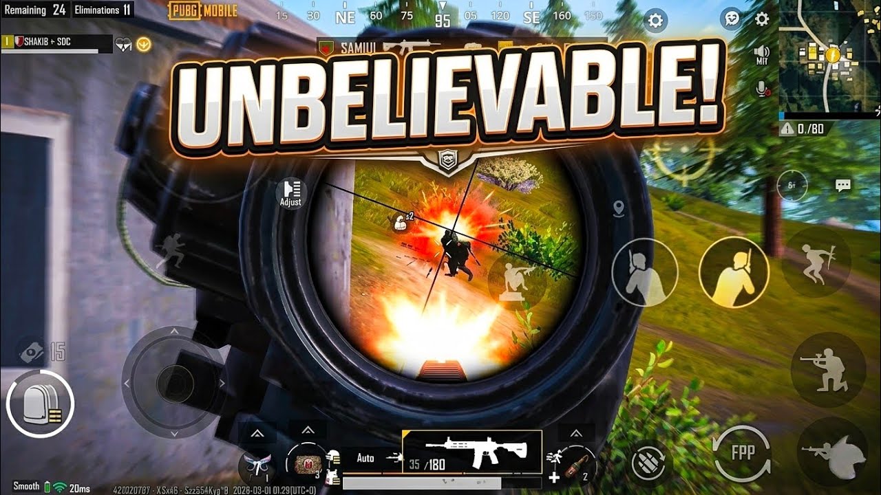 18 KILLS! Unstoppable Squad Wipe in PUBG Mobile 🔥 Global Rank #PUBGM