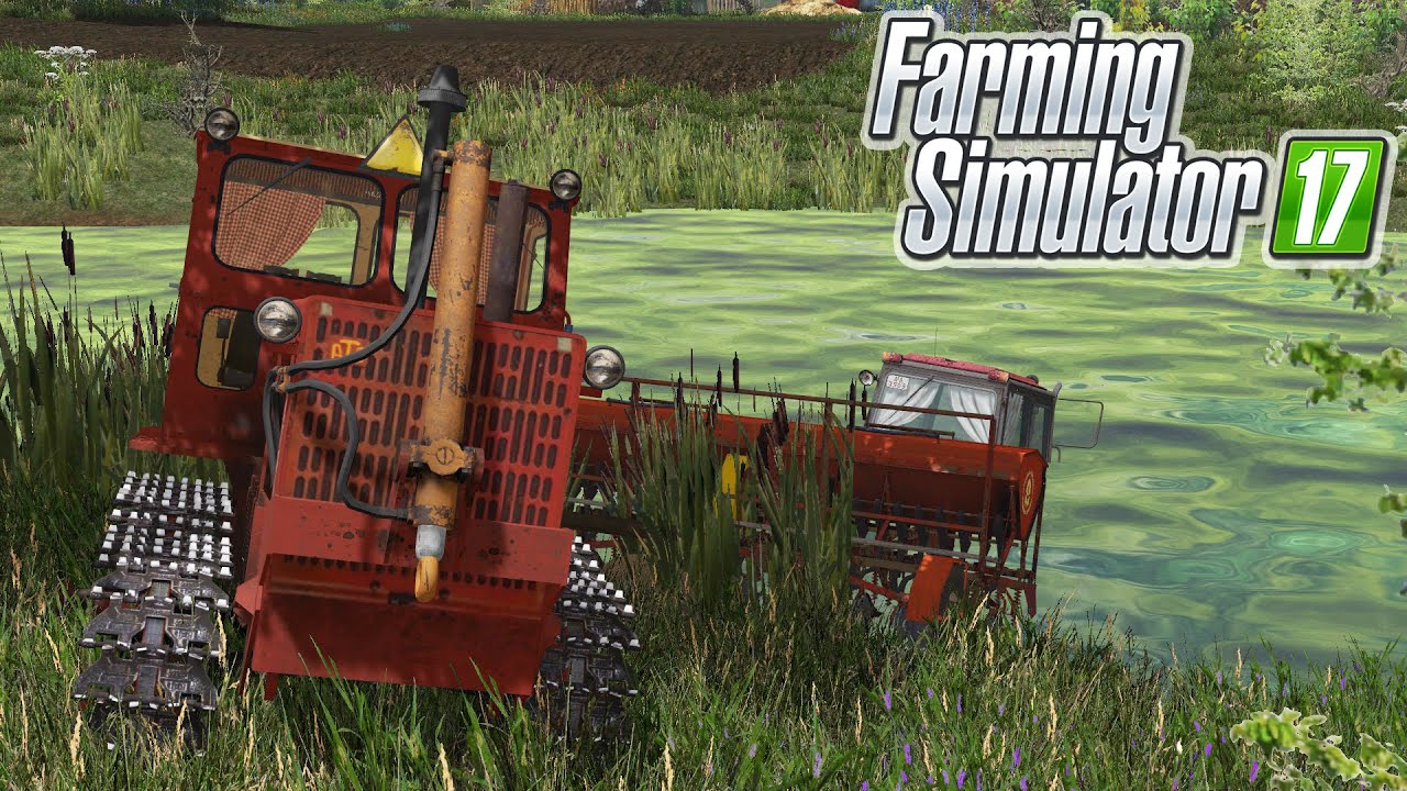 [РП] НОВЫЙ ТРАКТОРИСТ УТОПИЛ МОЙ ТРАКТОР! FARMING SUMILATOR-17