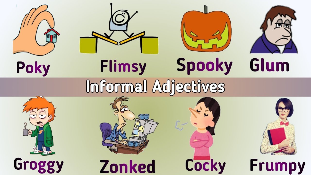 Learn Informal Adjectives || Informal Adjectives with Simple Examples || English Vocabulary 
