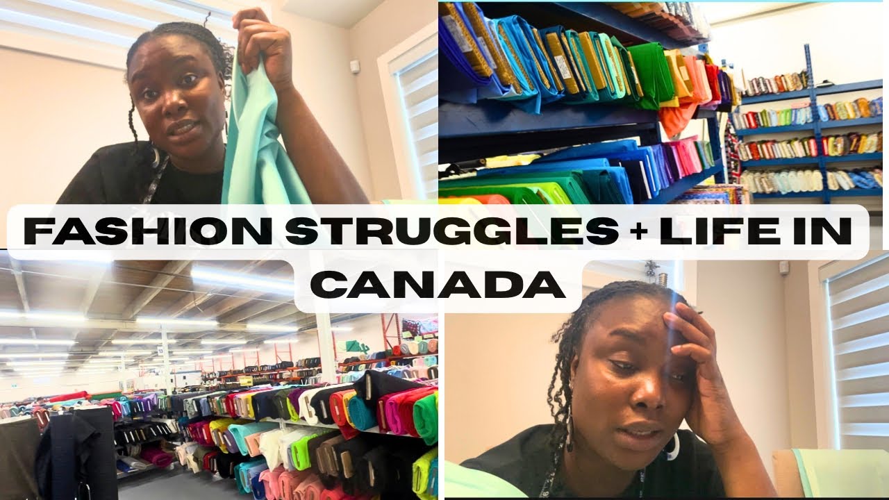 FABRIC SHOPPING IN WINNIPEG + MY STRUGGLES AS A FASHION DESIGNER IN CANADA