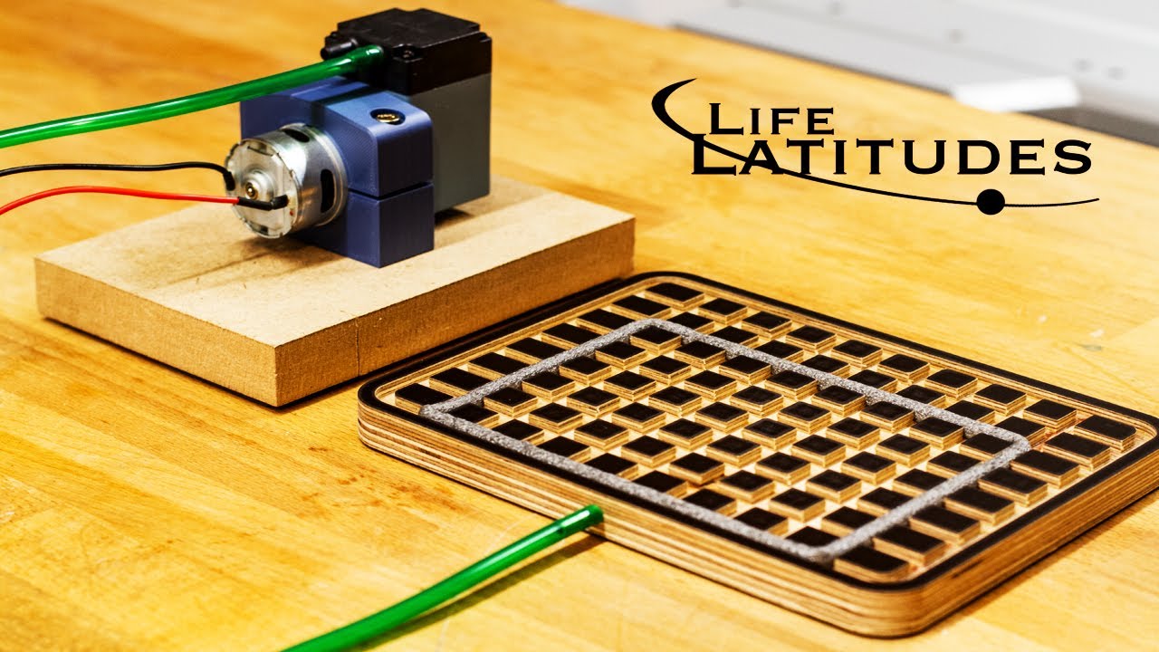 Vakuum Platte selbstgebaut | CNC gefräst DIY | So günstig baust du eine Vakuum Platte