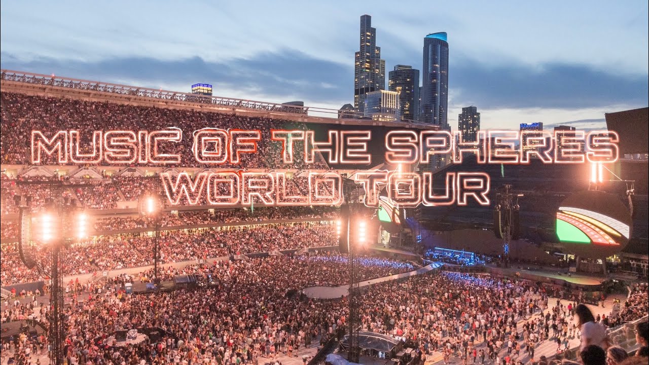 4K Coldplay Music of The Spheres World Tour. Chicago IL 2022