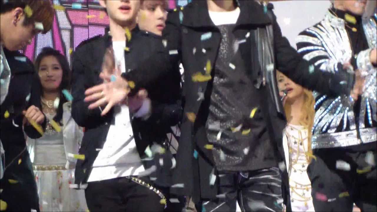 [Fancam] 121231 TVXQ SHINee EXO-K at MBC Gayo Daejun