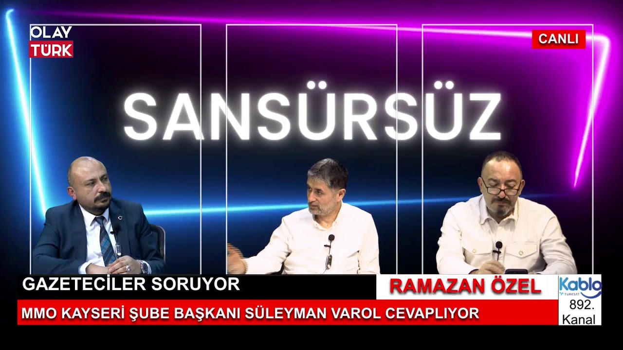 SÜLEYMAN VAROL SANSÜRSÜZ RAMAZAN ÖZEL'DE GAZETECİLERİN SORULARINI CEVAPLIYOR