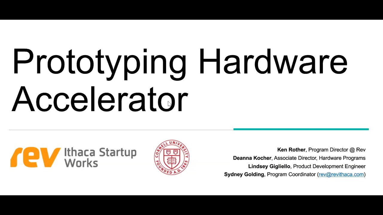 Prototyping Hardware Accelerator Information Session - January 21, 2026