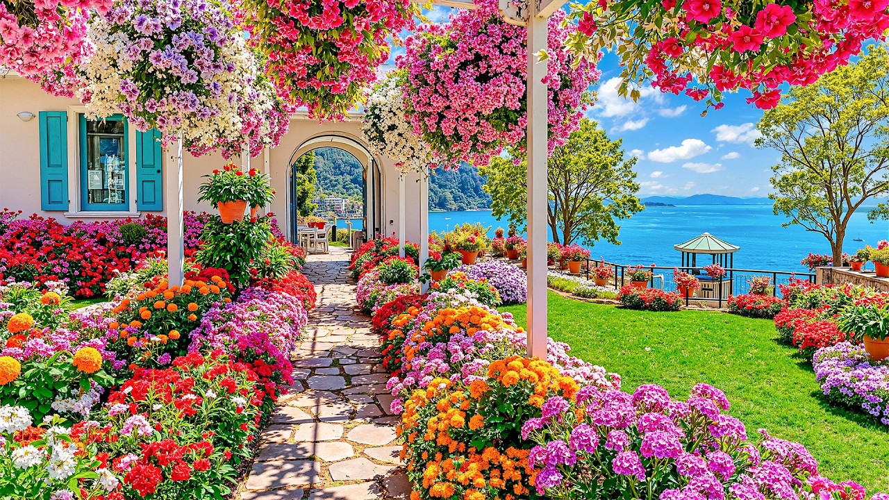 Most Beautiful Garden Walk 2026 🌸 Relaxing Flower Landscapes to Rest Your Mind & Refresh Your Soul