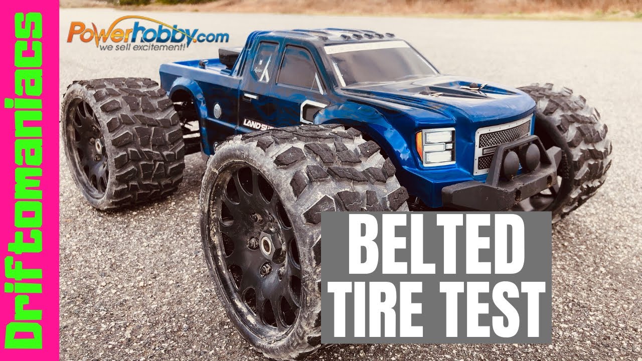 Power Hobby Scorpion Belted Tire Test #AWESOME