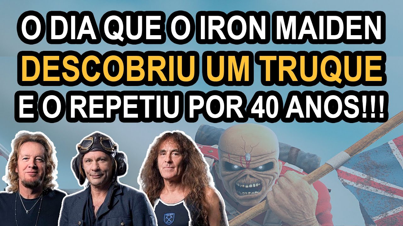 O Truque de The Trooper usado em mais de 50 músicas do Iron Maiden!!!