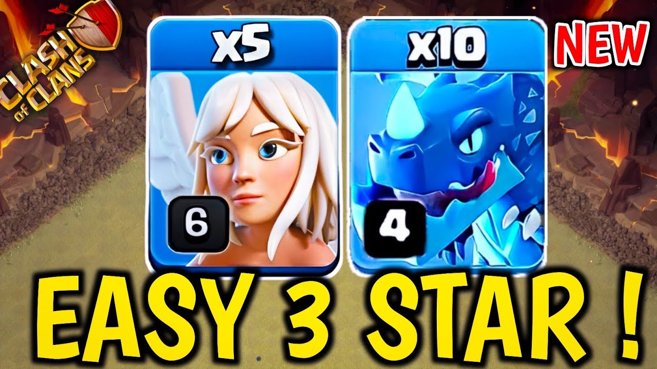 UNSTOPPABLE ELECTRO DRAGON ATTACK ! TH 13 War Strategy | Clash of Clans 2024 | Th13 Attack strategy