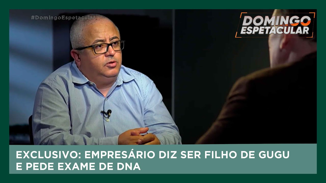 Roberto Cabrini entrevista com exclusividade suposto filho de Gugu Liberato | Domingo Espetacular