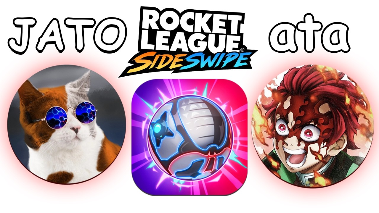 ENSINEI O JATOZORD A JOGAR ROCKET LEAGUE DE CELULAR!