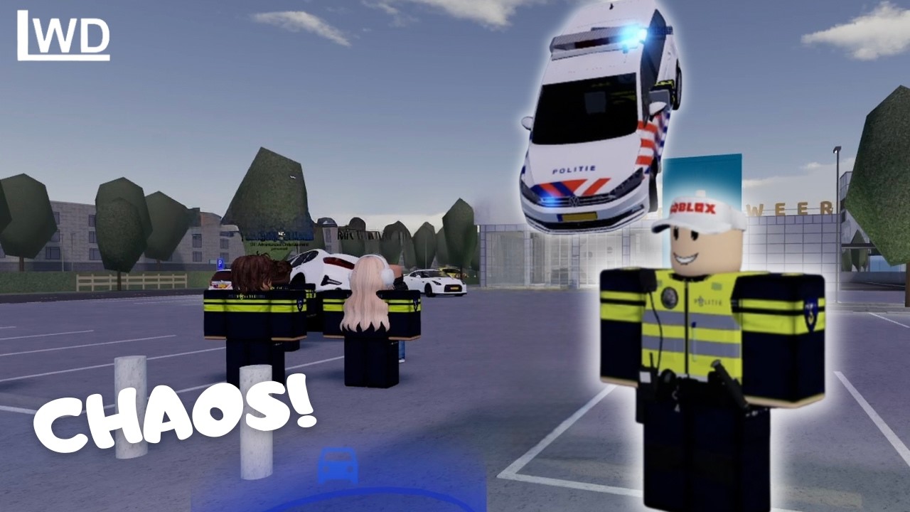 CHAOS in LEEUWARDEN V2! 🚔 (Verkeerspolitie in Roblox Leeuwarden)