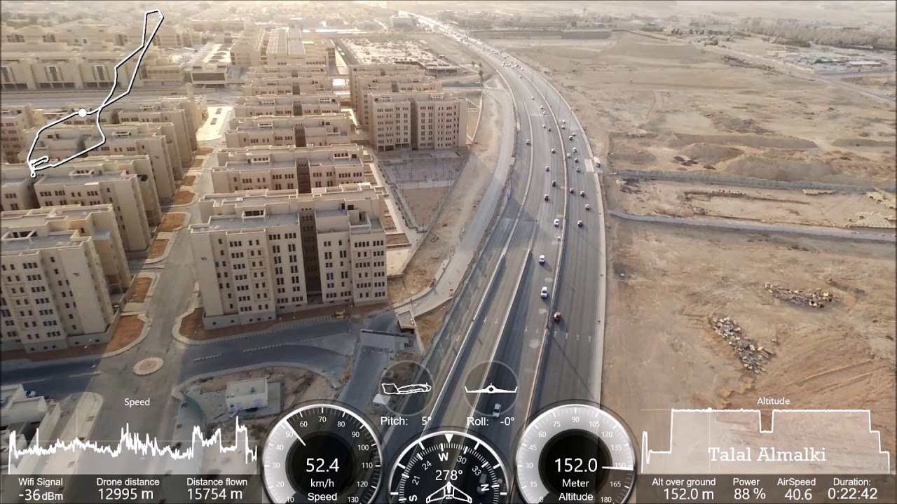 60KM جولة في الرياض - تصوير جوي - رحلة بعيدة المدى