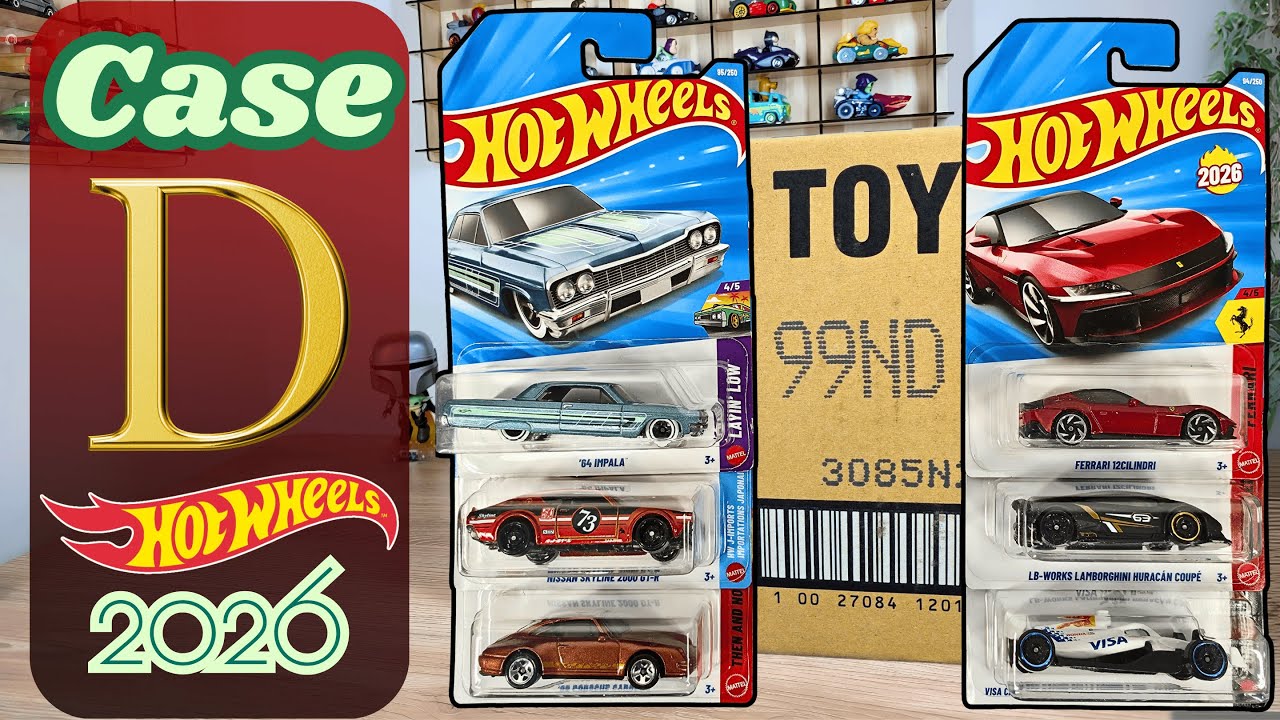 Unboxing Hot Wheels 2026 D Case With the '64 Impala