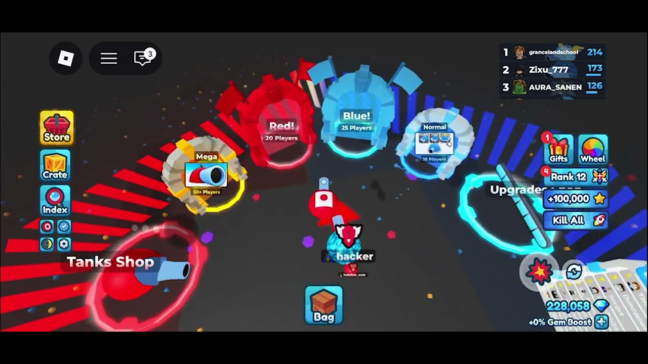 testing double railgun tank game