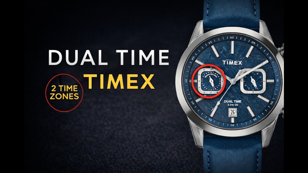 Timex TWEG17608 Dual Time Watch Review | Track Two Time Zones in Style