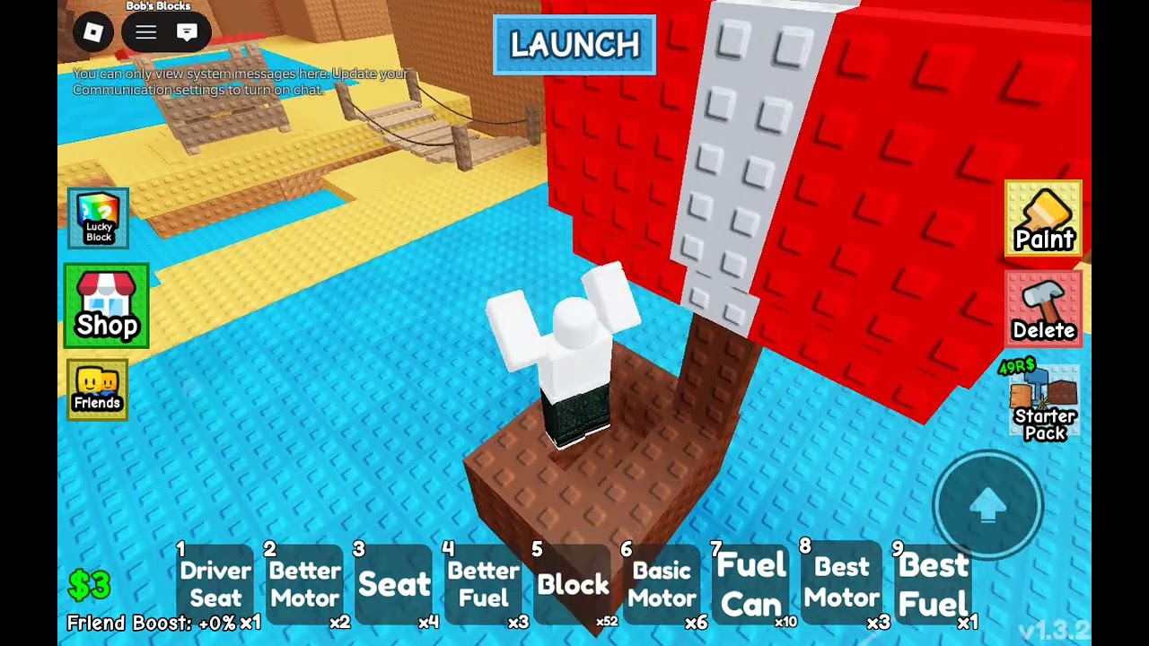 Rebuilding my boat in build a boat 