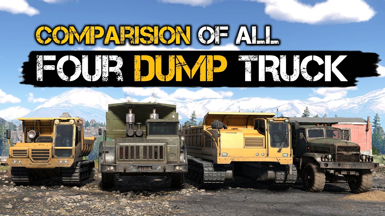 RoadCraft What is the Best Dump Truck | All 4 Dump Trucks compared SBS