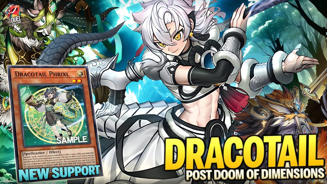 Deck Dracotail Post Doom of Dimensions |EDOPRO| Replays 🎮 + Decklist ✔️