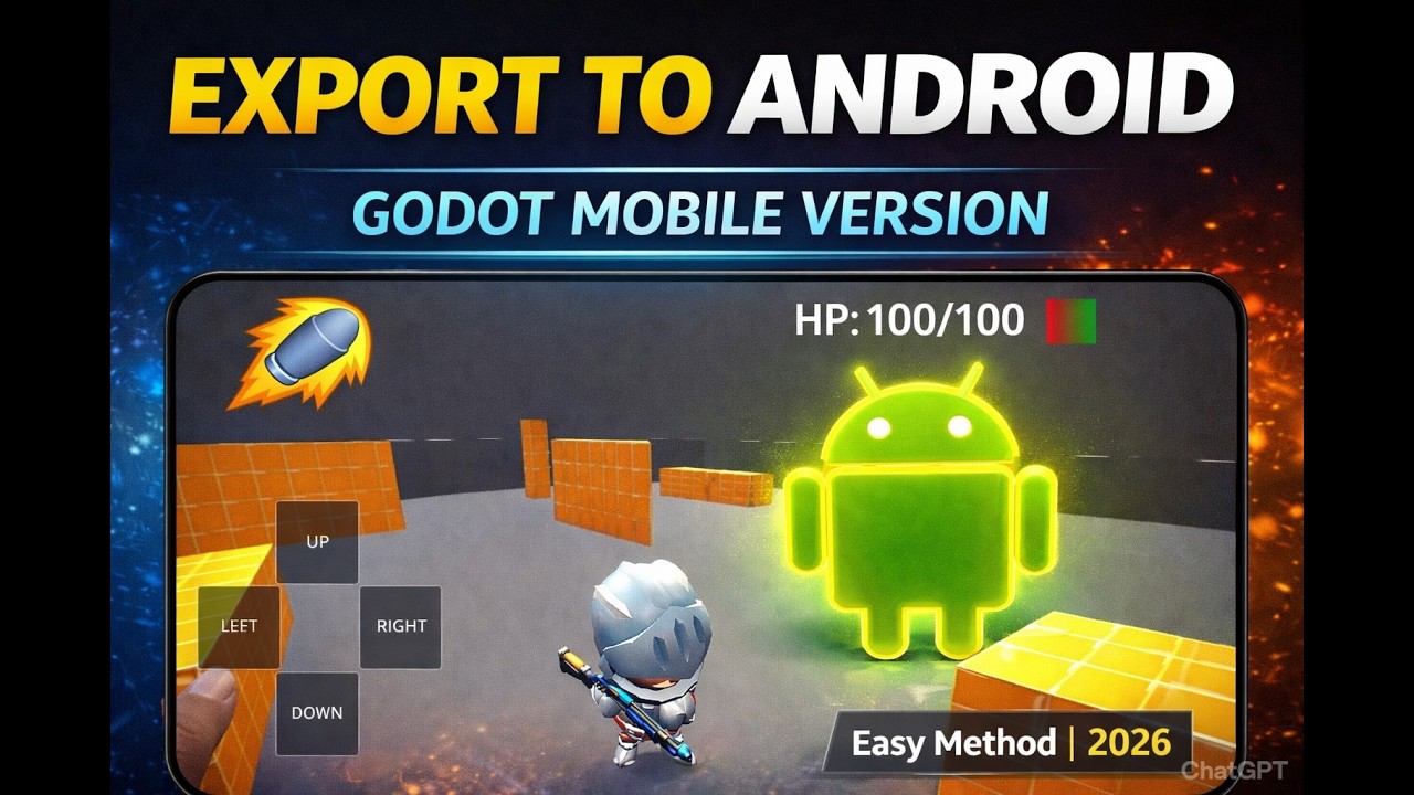 Export game to Android using Godot mobile Hindi Tutorial