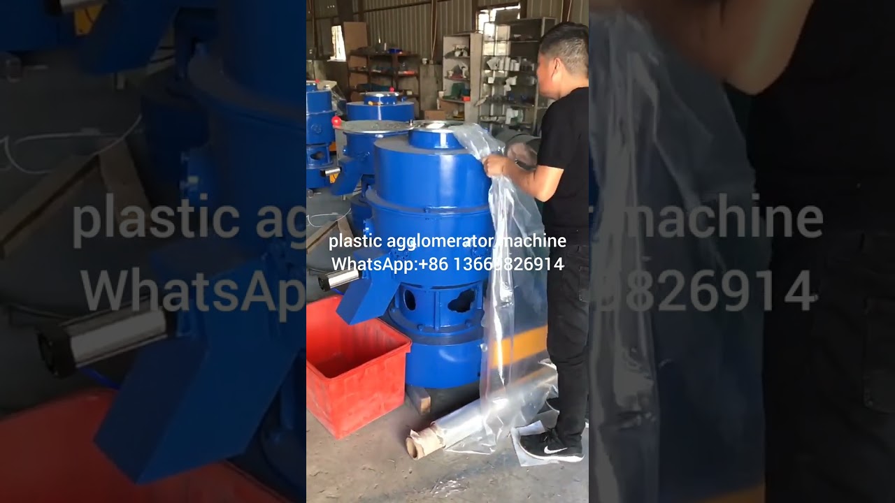 plastic recycling machines，plastic films agglomeration machine , agglomerator machine for PP PE,